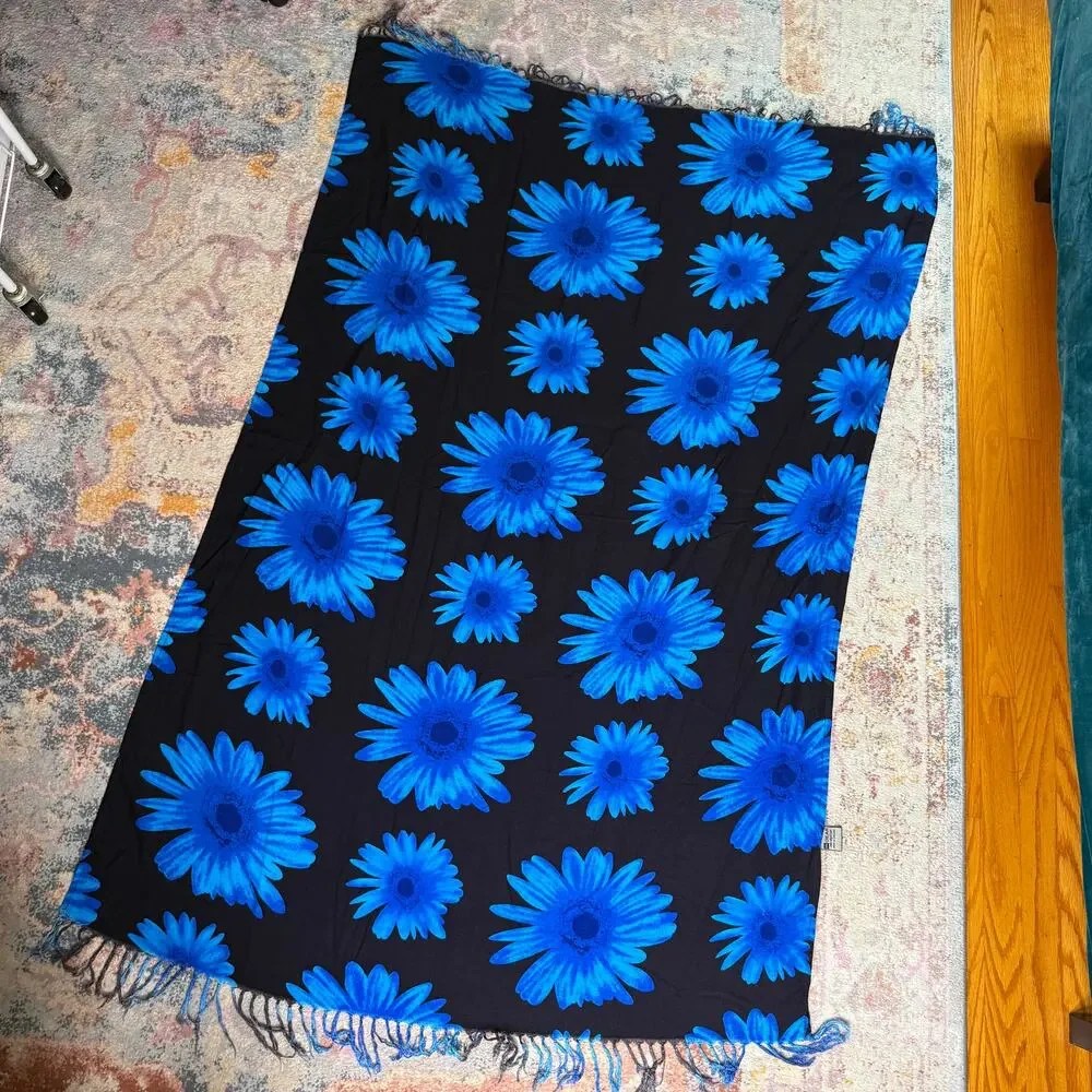 Vintage 90s / Y2K floral sarong wrap skirt
